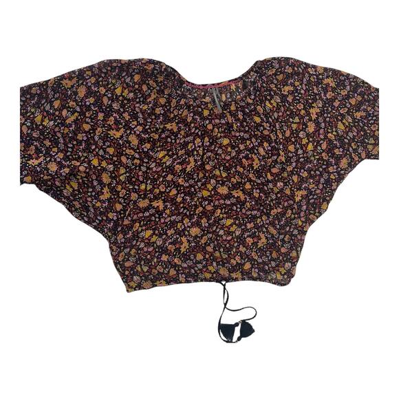 Anthropologie Womens Bohemian Floral Pauline Balloon Sleeve Blouse Size S - Picture 8 of 11